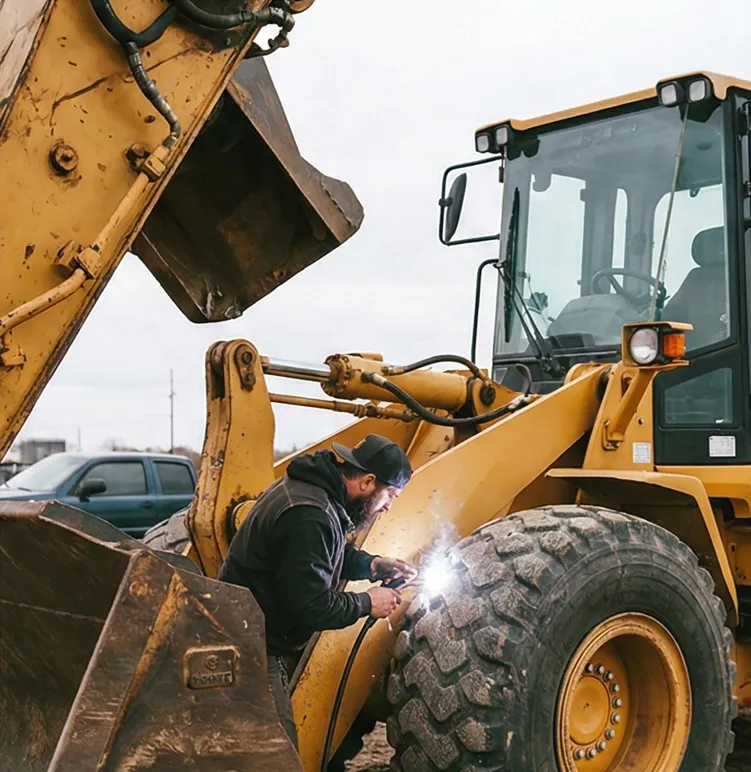 Johnathan Batts performing onsite repair